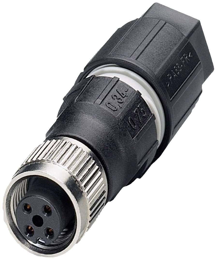Lütze 490029 Sensor-/Aktor-Steckverbinder M12 Buchse, gerade Polzahl Sensoren: 4 1 St.