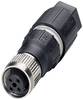 Lütze 490029 Sensor-/Aktor-Steckverbinder M12 Buchse, gerade Polzahl Sensoren: 4 1 St.