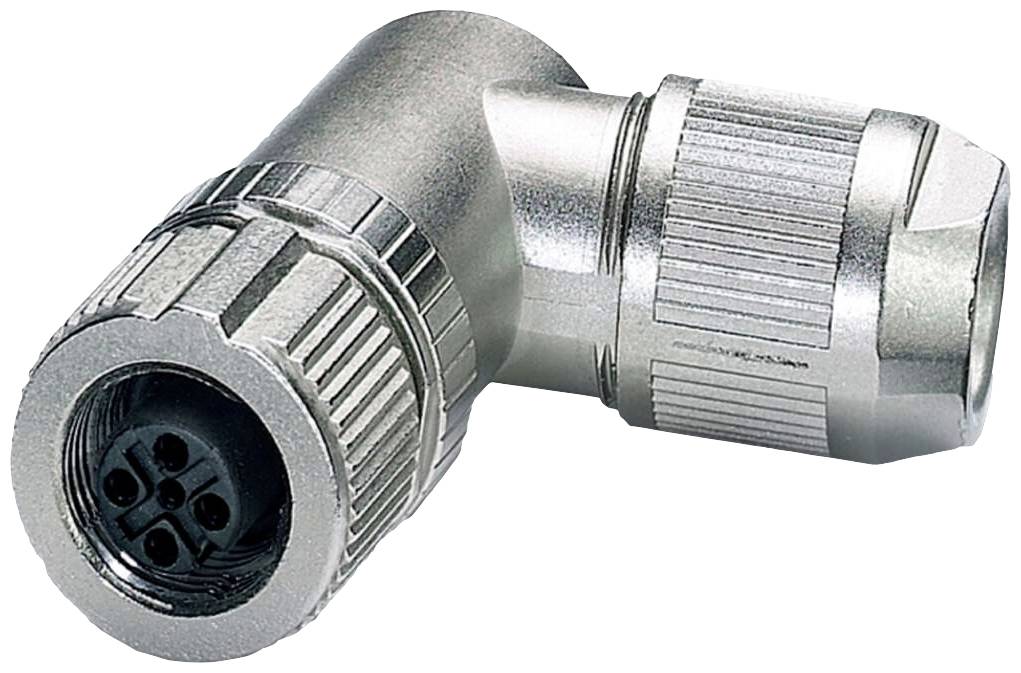 Lütze 490215 Sensor-/Aktor-Steckverbinder M12 Buchse, gewinkelt Polzahl Sensoren: 4 1 St.