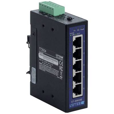 Lütze ET-SWU5E Ethernet Switch  5 Port 10 / 100 MBit/s  