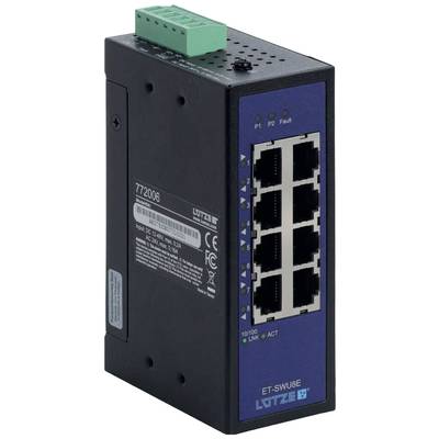Lütze ET-SWU8E Ethernet Switch  8 Port 10 / 100 MBit/s  