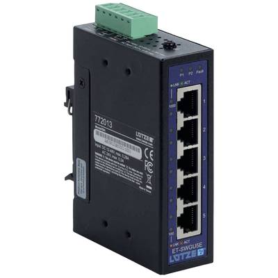 Lütze ET-SWGU5E Ethernet Switch  5 Port 10 / 100 / 1000 MBit/s  