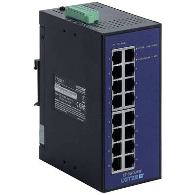 Lütze ET-SWGU16E Ethernet Switch  16 Port 10 / 100 / 1000 MBit/s  