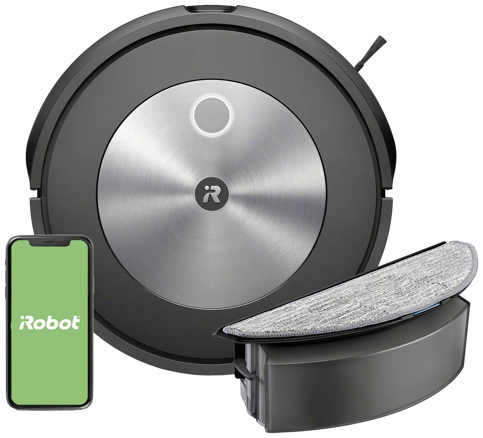 IROBOT Roomba Combo J5178 Saug-und Wischroboter Graphit