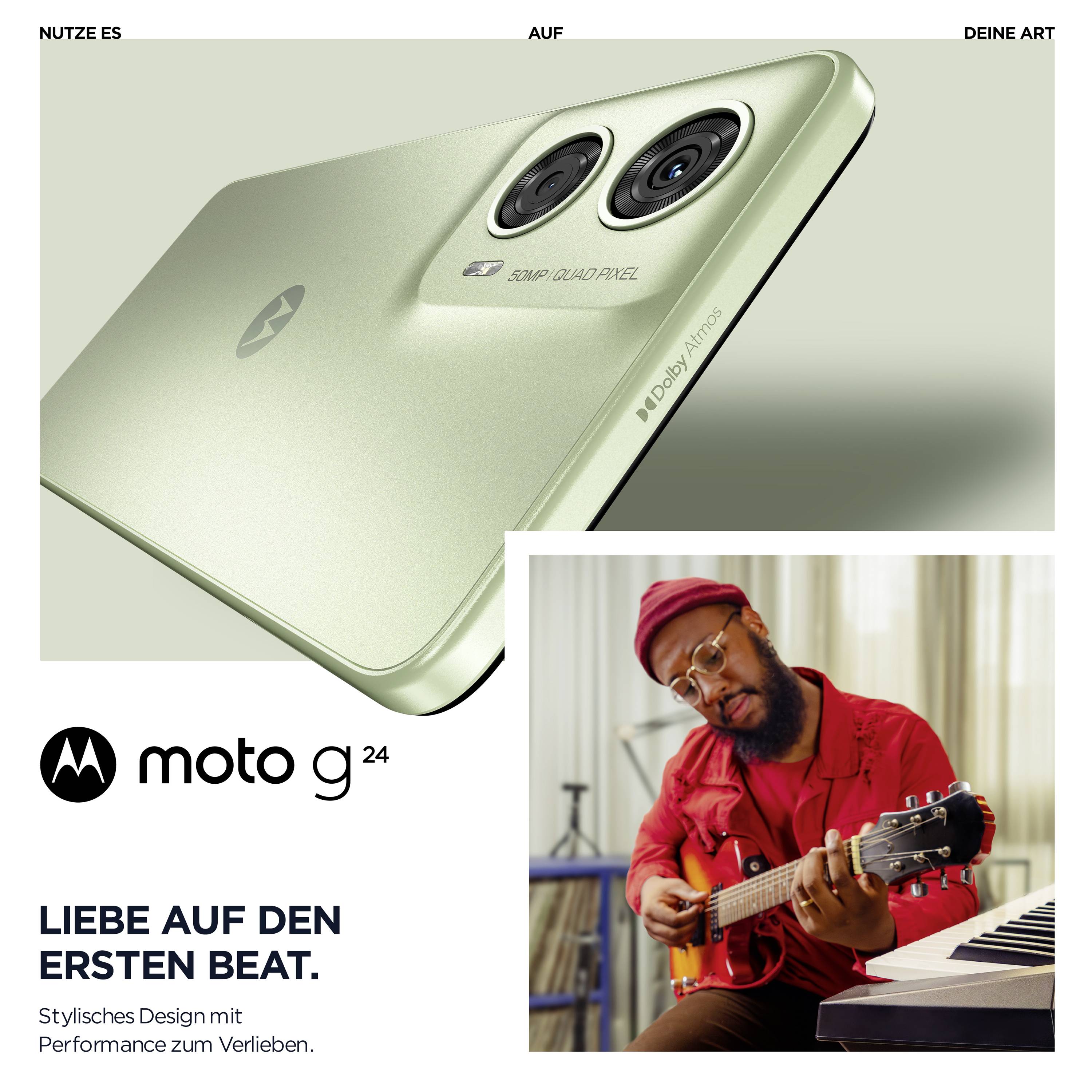 Motorola moto G24 128 GB Grün 16.8 cm (6.6 Zoll) Smartphone-12
