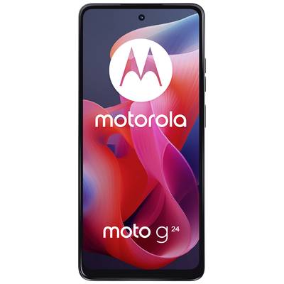 Motorola moto G24, 128 GB Smartphone  128 GB 16.8 cm (6.6 Zoll) Matt Schwarz Android™ 14 Dual-SIM