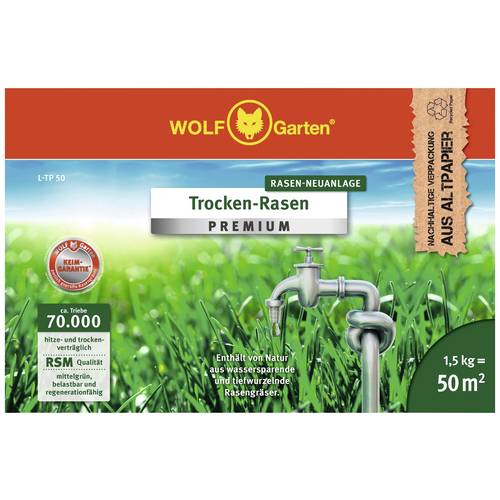 WOLF-Garten 3824630 Trockenrasen-Premium L-TP 50 1 St.