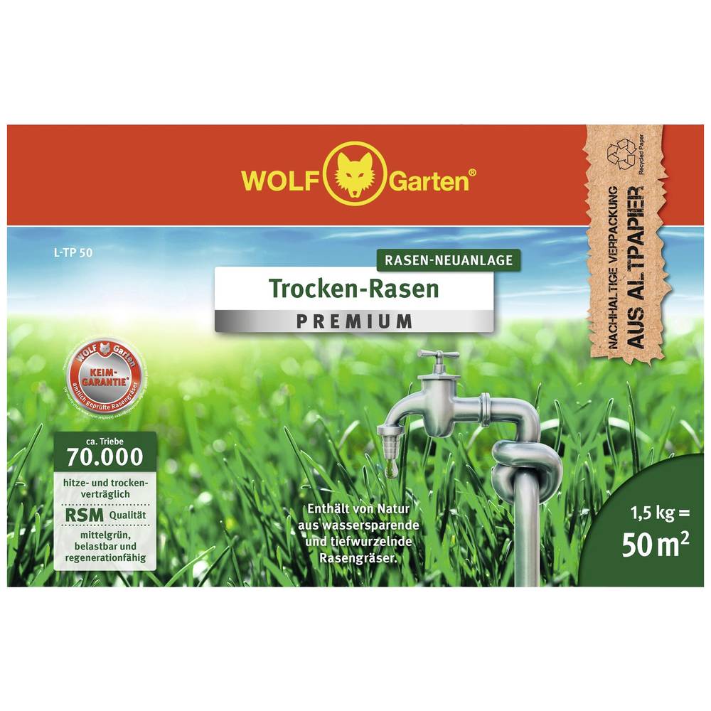 WOLF-Garten 3824630 Droge gras Premium L-TP 50 1 stuk(s)