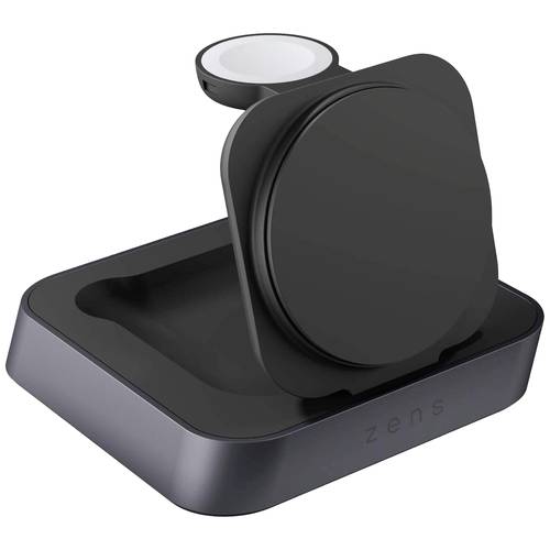 Thumbnail - ZENS Induktions-Ladegerät Aluminium Series Magnetic Wireless Nightstand Charger Pro 2 ZEDC28B/00 Schwarz