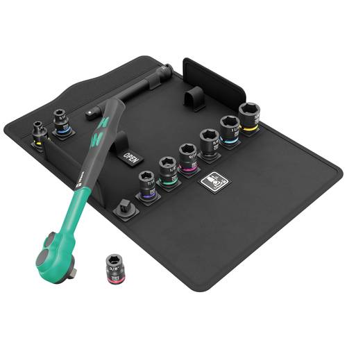 Wera 8100 SB 13 Zyklop Comfort Umschaltknarren-Set zöllig, metrisch 3/8 11teilig 05005531001