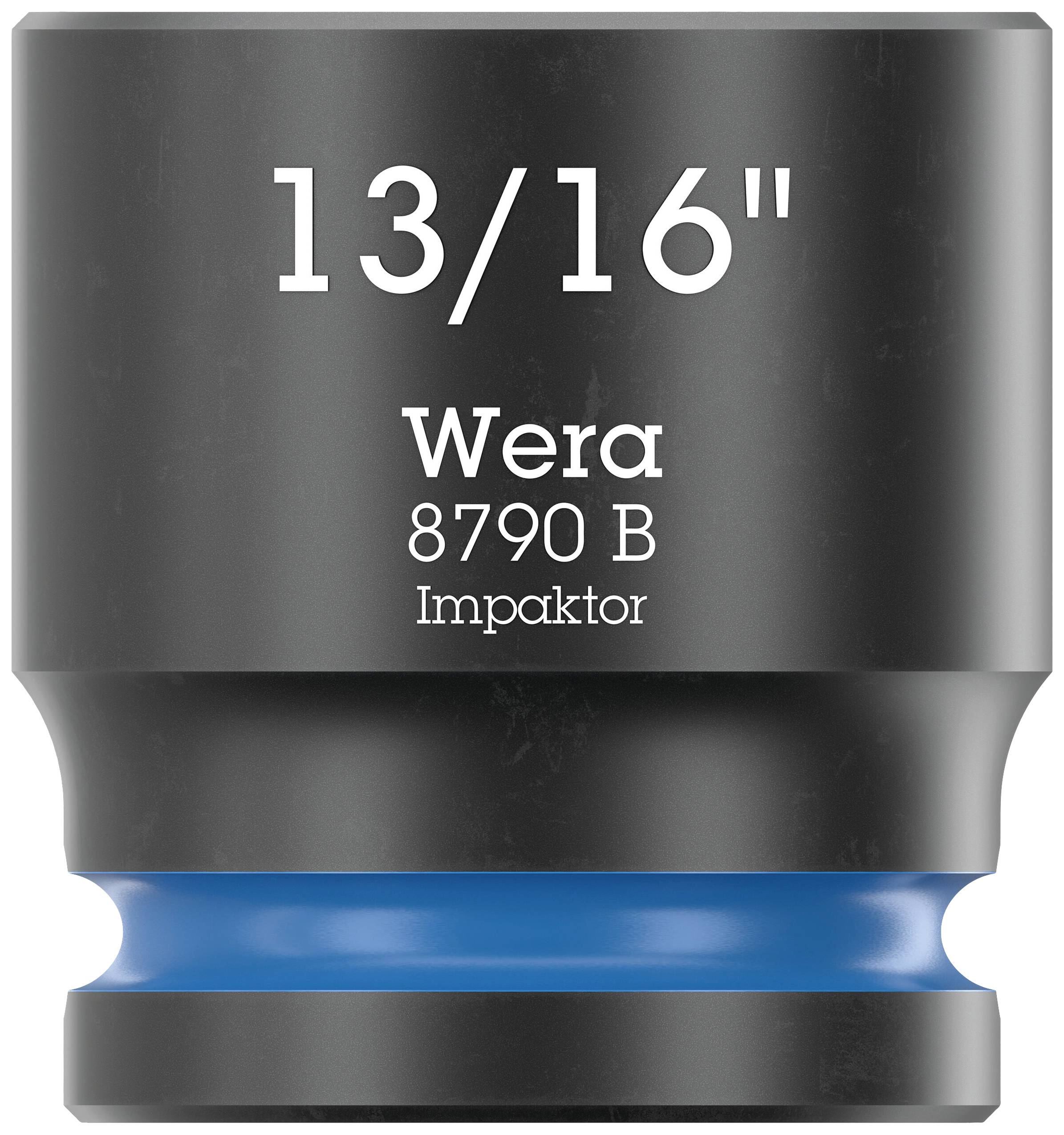 Wera 8790 B Impaktor 05005523001 Außen-Sechskant Steckschlüsseleinsatz 13/16 1 Stück 3/8