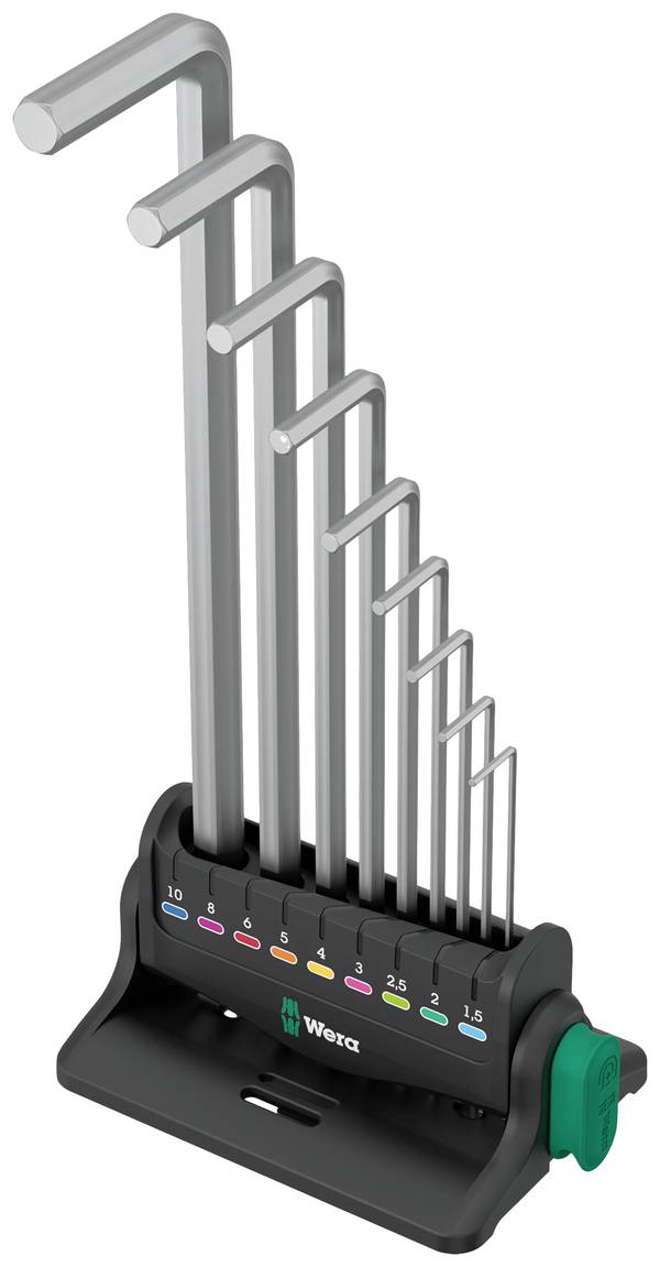 Wera 950/9 Hex-Plus 8 Innen-Sechskant Winkelschraubendreher-Set 9teilig
