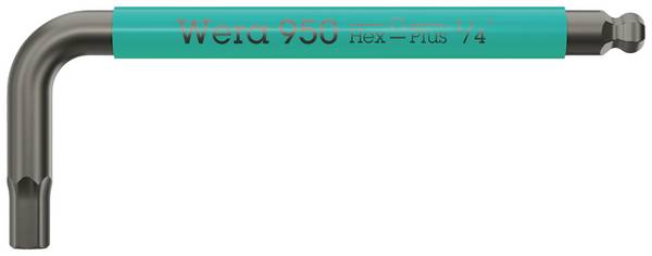Wera 950 SPKS Multicolour Innen-Sechskant Winkelschraubendreher  1/4 Zoll 1/4" 1 Stück
