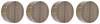 magnetoplan Magnet Circle (Ø) 30 mm Walnuss 4 St. 1665451