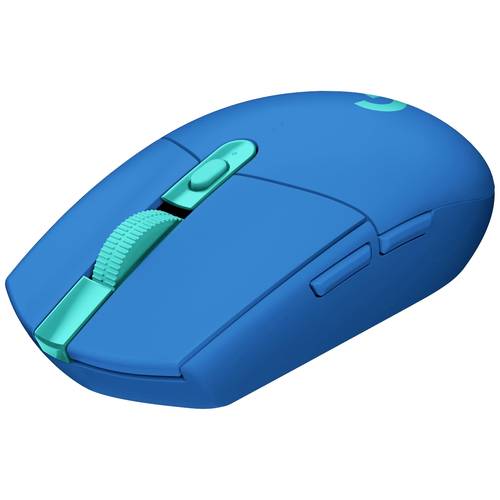 Logitech G305 Lightspeed Gaming-Maus Bluetooth® Optisch Blau 6 Tasten 12000 dpi Beleuchtet, Ergonomisch