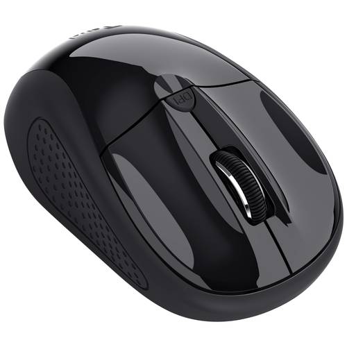 Trust BASICS Maus Funk Optisch Schwarz 4 Tasten 1600 dpi Integriertes Scrollrad