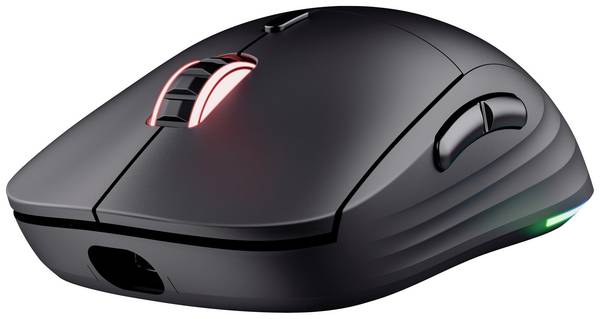 Trust GXT 927 REDEX+ - Maus - leistungsstarke, einstellbare RGB-Beleuchtung - Für Rechtshänder - Laser - 6 Tasten - kabe