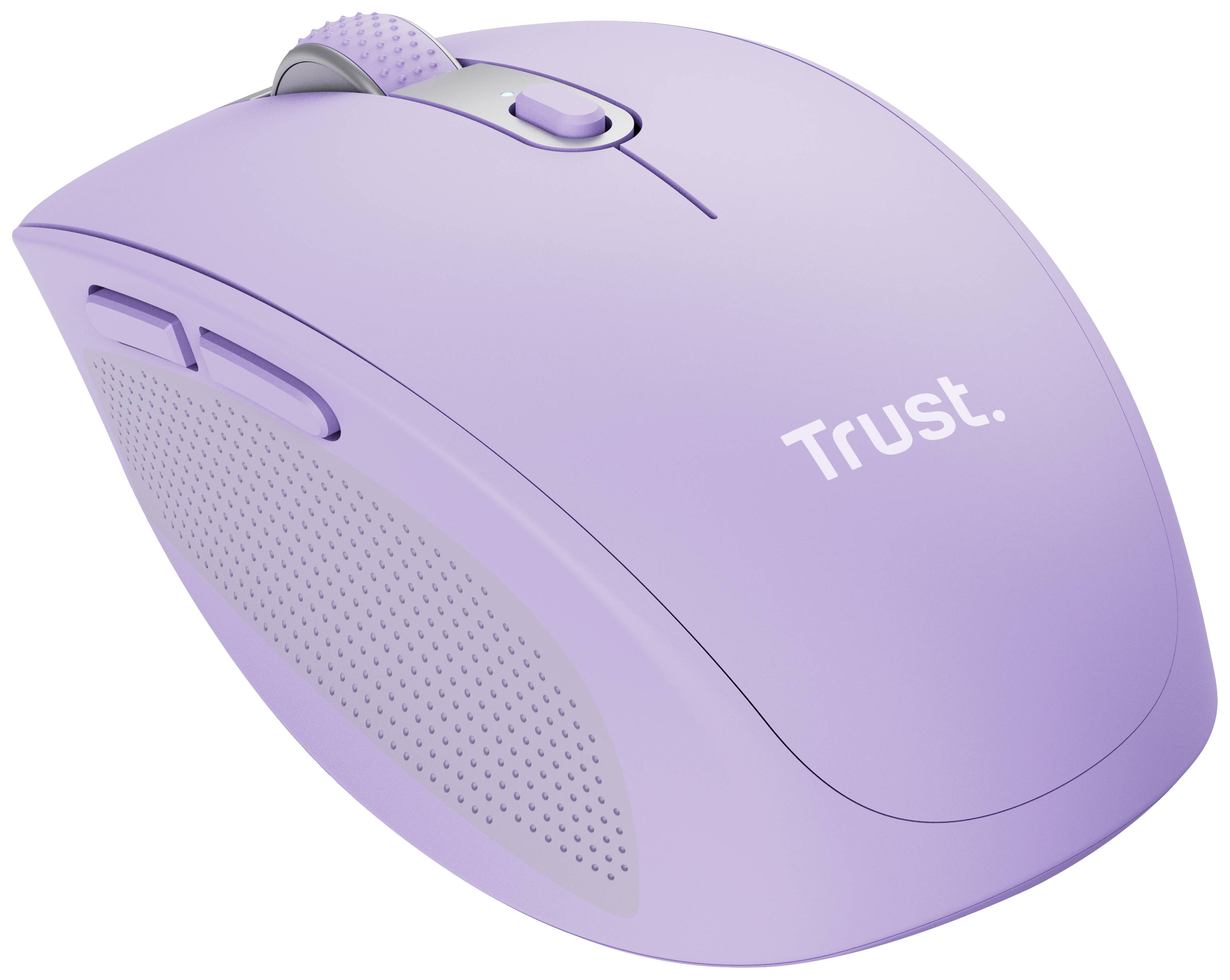 Trust OZAA COMPACT Maus Funk Optisch Purple 6 Tasten 3200 dpi Integriertes Scrollrad