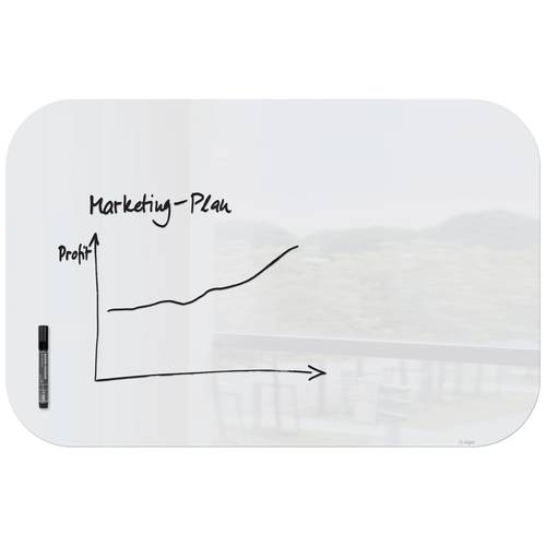 Sigel Glas-Magnetboard Artverum (B x H) 1000 mm x 650 mm Weiß GL303