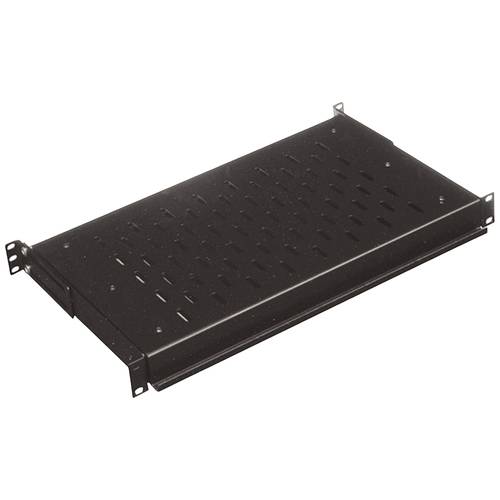 Conteg 26205059 19 Zoll Netzwerkschrank-Geräteboden Ausziehbar Schwarz