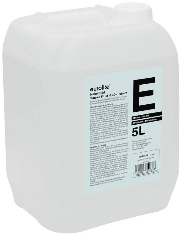 Eurolite -E2D- Nebelfluid  5 l Neutral