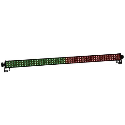 LED-Lichtleiste mit abwechselnd roten und grünen Leuchten, geeignet für dekorative oder eventbezogene Beleuchtung.