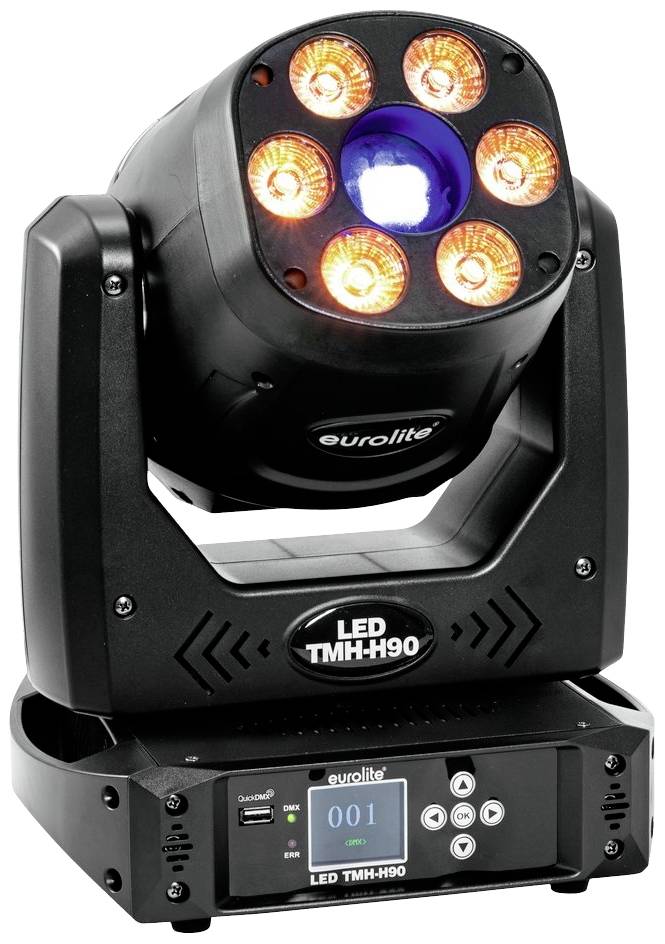 EUROLITE LED TMH-H90 Hybrid Moving-Head Spot/Wash COB (51786077)