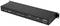 Schwarzes 1U Rackmount-Stromversorgungsgerät mit mehreren Ausgangsanschlussen und Kontrollanzeigen, geeignet für Audiogeräte.