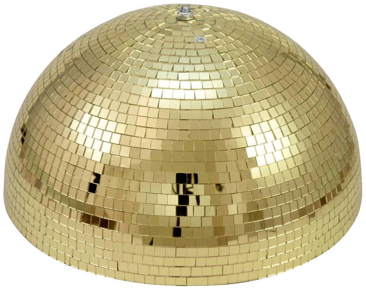 EUROLITE Spiegel-Halbkugel 50cm gold motorisiert