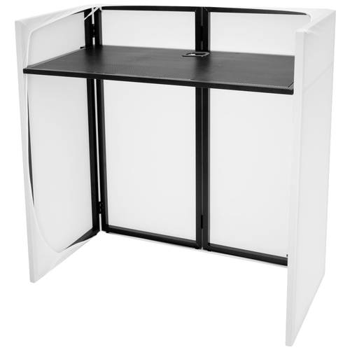 Omnitronic Compact Mobile DJ Stand Mobiler DJ-Tisch Stahl