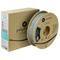 3D-Druckerfilament, grau, TPU90 von Polymaker. Verpackung zeigt Logo und Spezifikationen. Spule ist teilweise aus Pappe gefertigt.