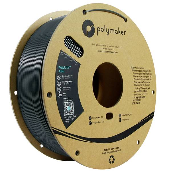 Polymaker ABS 1.75mm DARK GREY 1kg