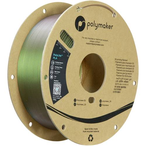 Polymaker PA02086 Starlight Filament PLA Mehrfarbig, Farbwechsel 1.75 mm 1000 g Starlight Meteor PolyLite™ 1 St.
