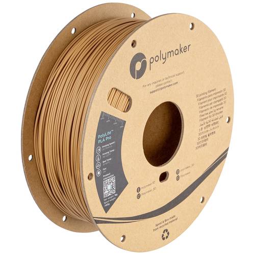 Polymaker PA07027 6938936710950 Filament PLA Pro hohe Steifigkeit, schlagfest 1.75 mm 1000 g Army Beige PolyLite™ 1 St.