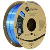 Polymaker PolyLite Dual Silk PLA Beluga Silver-Blue, 1,75 mm / 1000 g