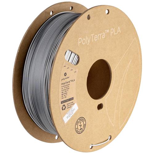 Polymaker PA04020 Dual Filament PLA geringerer Kunststoffgehalt, Matt 1.75 mm 1000 g Shadow Black, Weiß, Schwarz PolyTer...