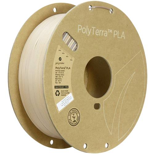 Polymaker PA04030 Gradient Filament PLA geringerer Kunststoffgehalt, Matt, Mehrfarbig 1.75 mm 1000 g Cappuccino PolyTerr...
