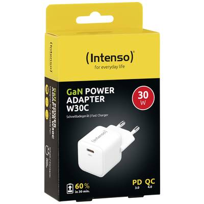 Intenso W30C - Netzteil - GaN - 30 Watt - 3 A - PD 3.0, QC 4.0, PD/PPS (USB-C)-2