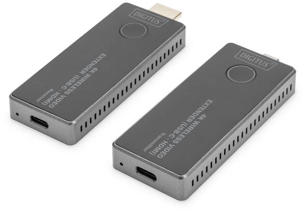 Digitus DS-55324 HDMI-Funkübertragung (Set) 30 m  3840 x 2160 Pixel integrierte LED-Anzeige, mobile Variante