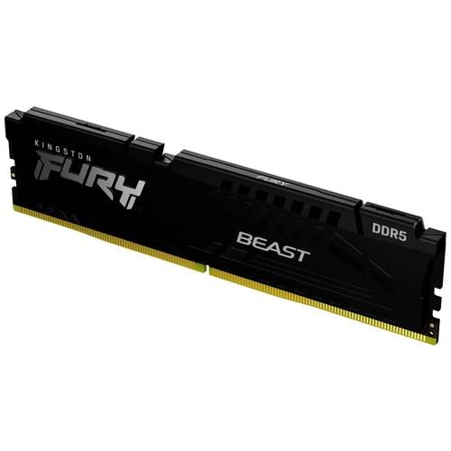 Thumbnail - Kingston CL32 FURY Beast XMP PC-Arbeitsspeicher Modul DDR5 16 GB 1 x 16 GB Non-ECC 288pin DIMM CL32 KF564C32BB-16