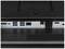 Rückseite eines Monitors mit mehreren Anschlüssen: HDMI, USB-C, zwei USB 3.0-Anschlüsse, Ethernet und Netzstecker.