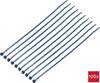 TRU COMPONENTS TC-12533348 Kabelbinder 203 mm 2.5 mm Blue Metall detektierbar 100 St.