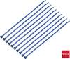 TRU COMPONENTS TC-12533356 Kabelbinder 280 mm 4.8 mm Blue Metall detektierbar 100 St.