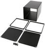 Hammond Electronics 1455NS1601BK Universal-Gehäuse 160 x 103 x 103 Aluminium extrudiert Schwarz 1 St.