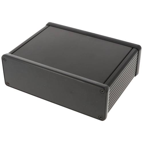 Hammond Electronics 1455T1202BK Universal-Gehäuse 120 x 165 x 52 Aluminium extrudiert Schwarz 1 St.