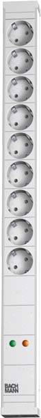 Bachmann 333011 19 Zoll Netzwerkschrank-Steckdosenleiste