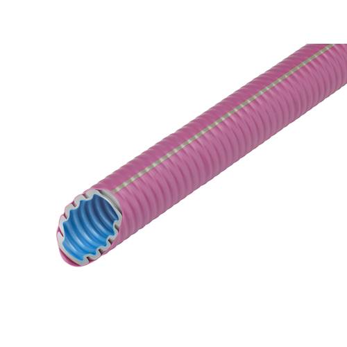 Fränkische Rohrwerke 25612040 FFKuS-EMF105co2ntr40 Wellrohr Magenta 25 m