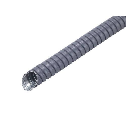 Thumbnail - Fränkische Rohrwerke 4870423512 MC-DMA-235-PVC.10 Metallschutzschlauch Grau 10 m