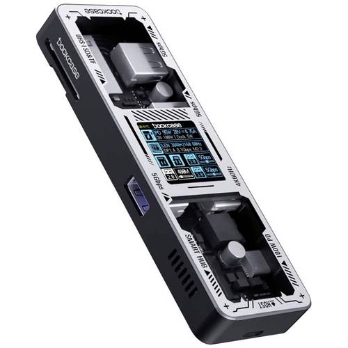 Dockcase USB-C® Dockingstation DPR71S-EB Passend für Marke Dockingstations: Universal integriertes Display, inkl. Ladefu...