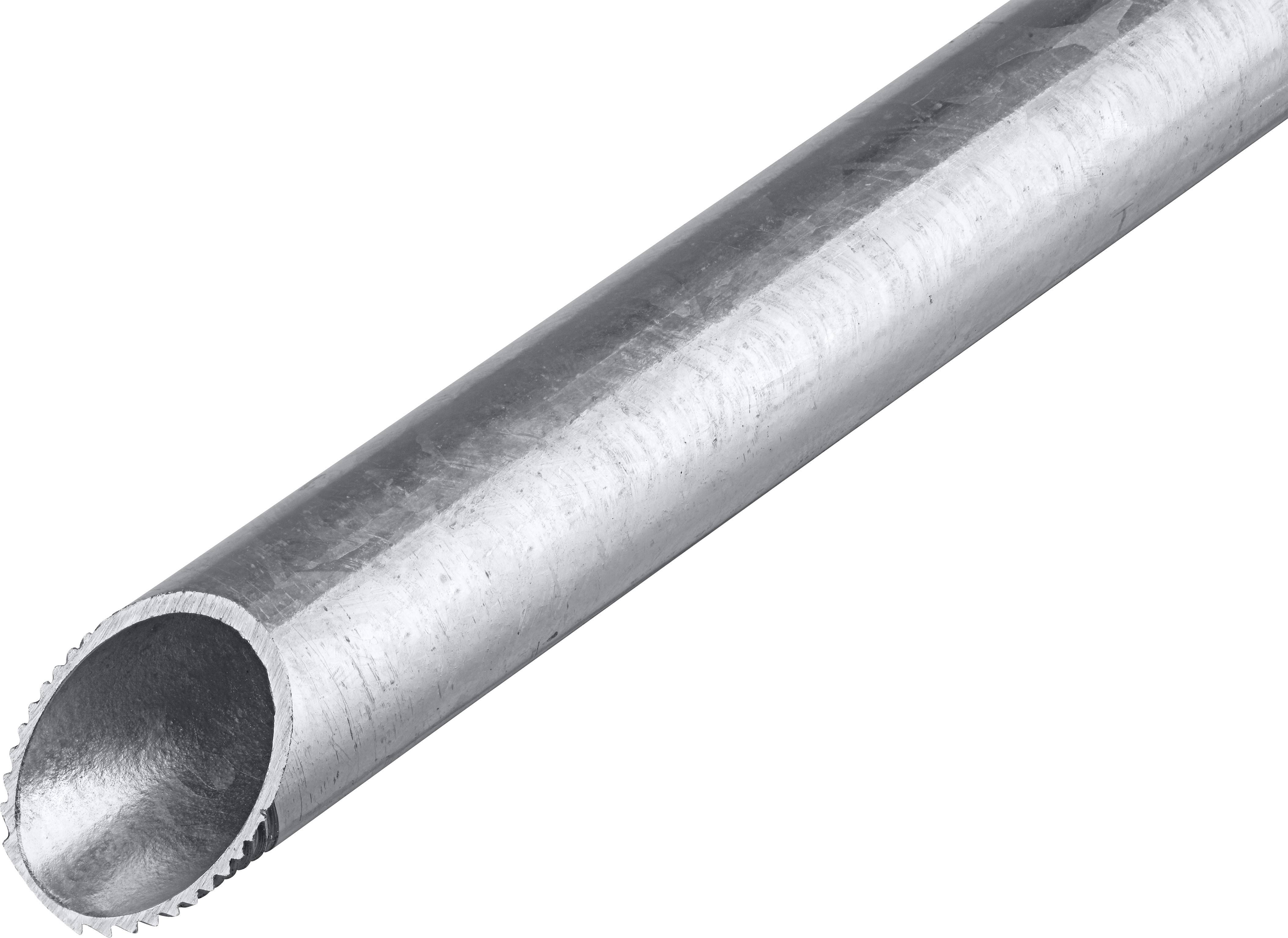 Fränkische Rohrwerke 20410063 Stahlrohr 3 m Zink 3 m